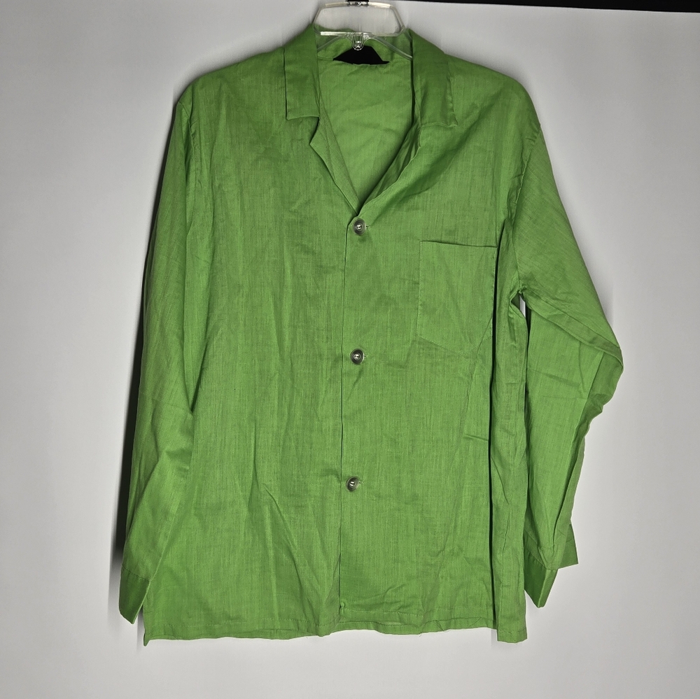 Sears Green Casual Button Down Shirt